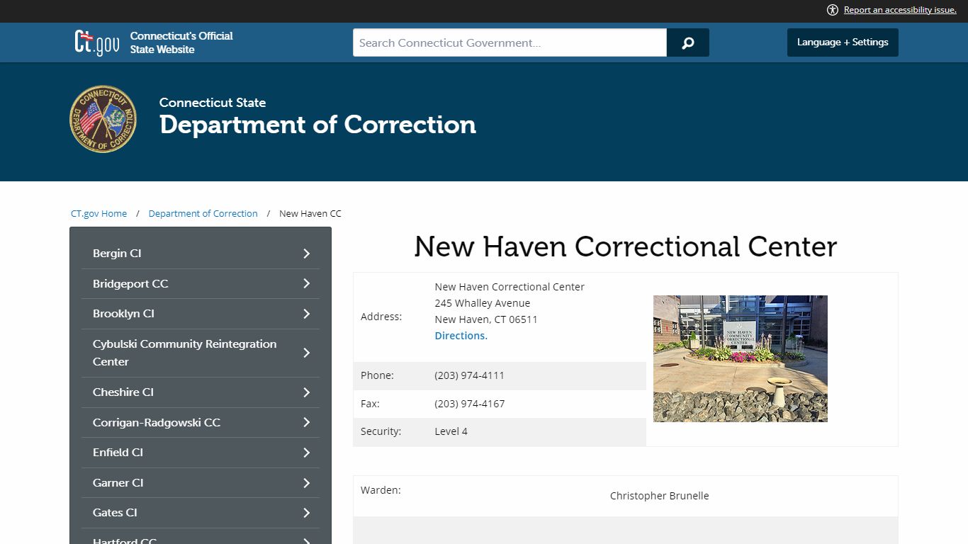 New Haven Correctional Center - Connecticut